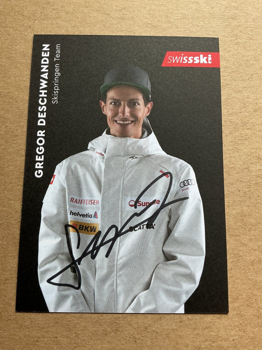 Gregor Deschwanden, Austria 🇦🇹 Ski Jump Winter Sports 2024/25 hand signed - Autographs-World