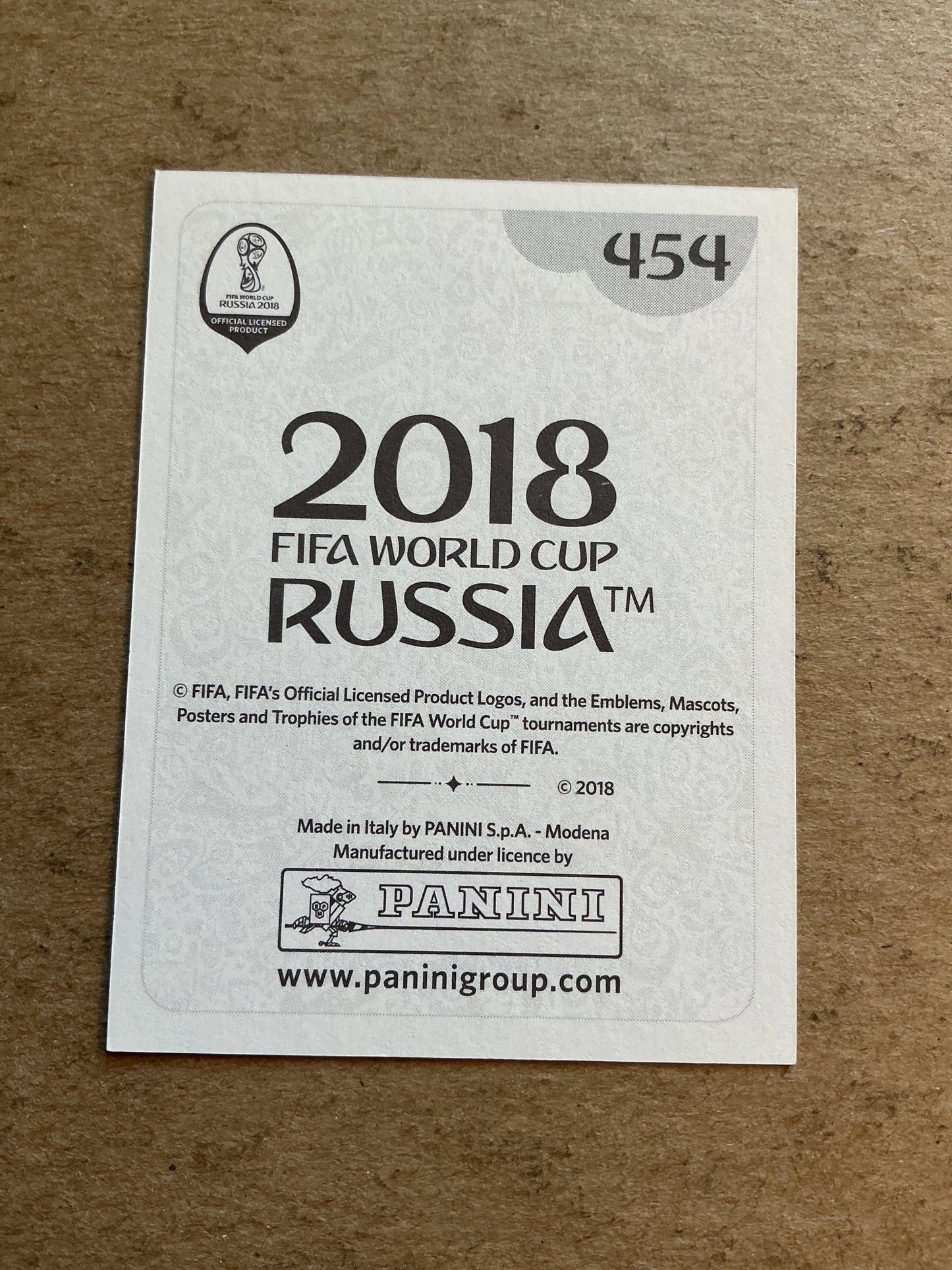 Guillermo Ochoa, Mexico 🇲🇽 FIFA World Cup 2018 Panini hand signed - Autographs-World