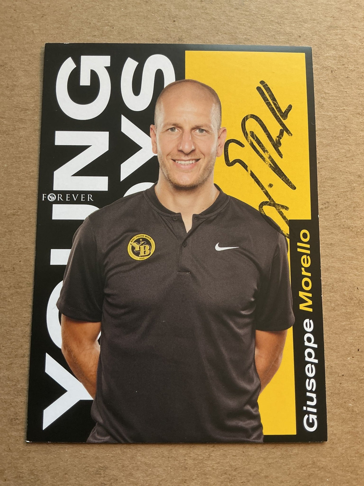 Guiseppe Morello, Switzerland 🇨🇭 BSC Young Boys Bern 2022/23 hand signed - Autographs-World
