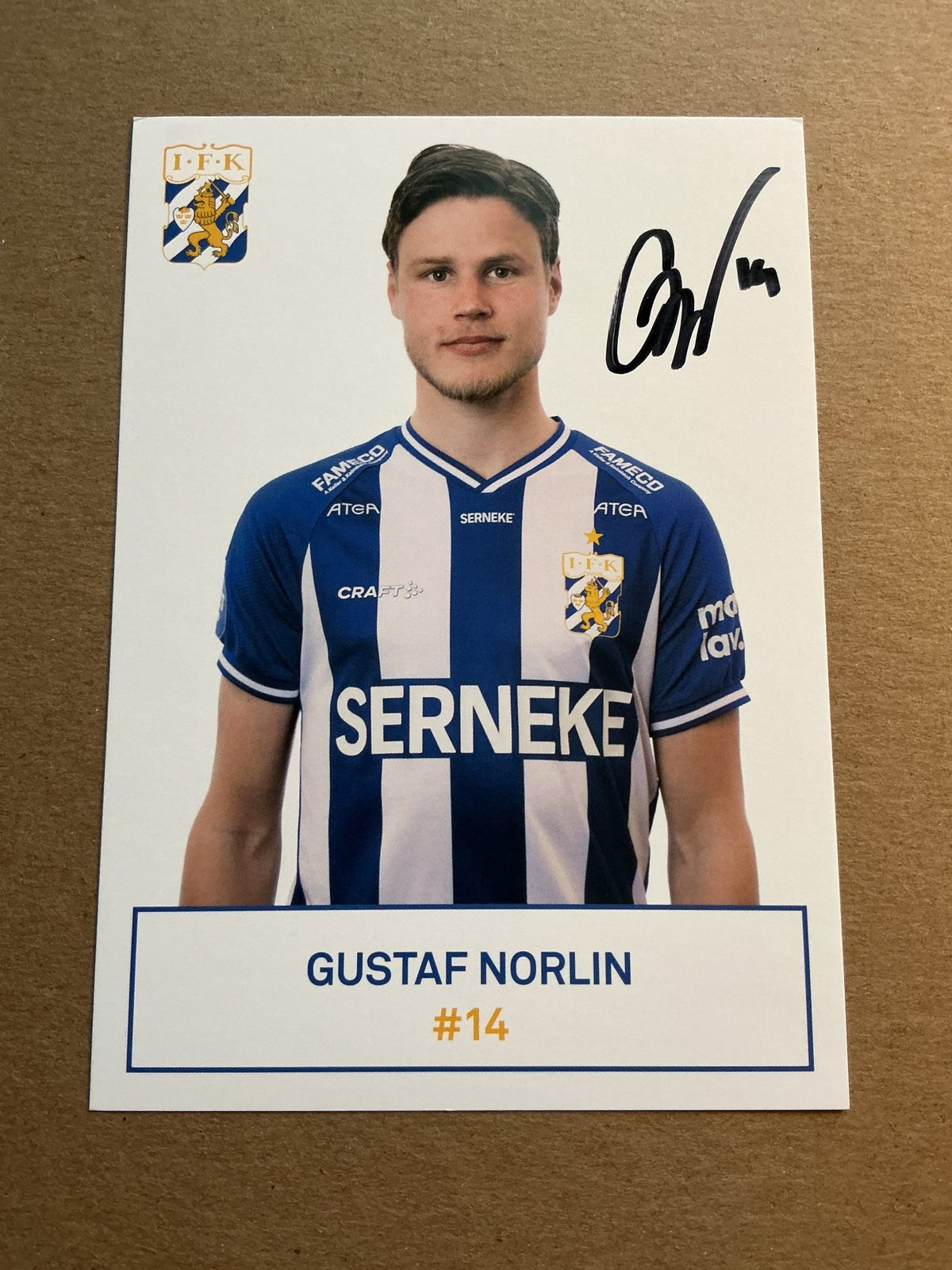 Gustaf Norlin, Sweden 🇸🇪 IFK Göteborg 2021/22 hand signed - Autographs-World