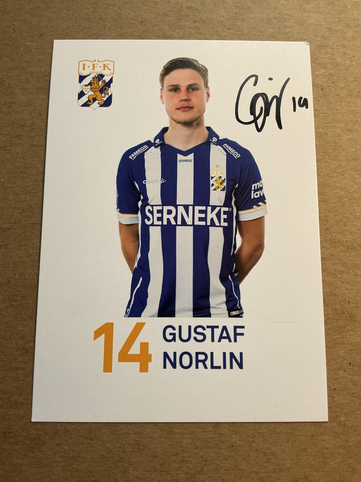 Gustaf Norlin, Sweden 🇸🇪 IFK Göteborg 2022/23 hand signed - Autographs-World