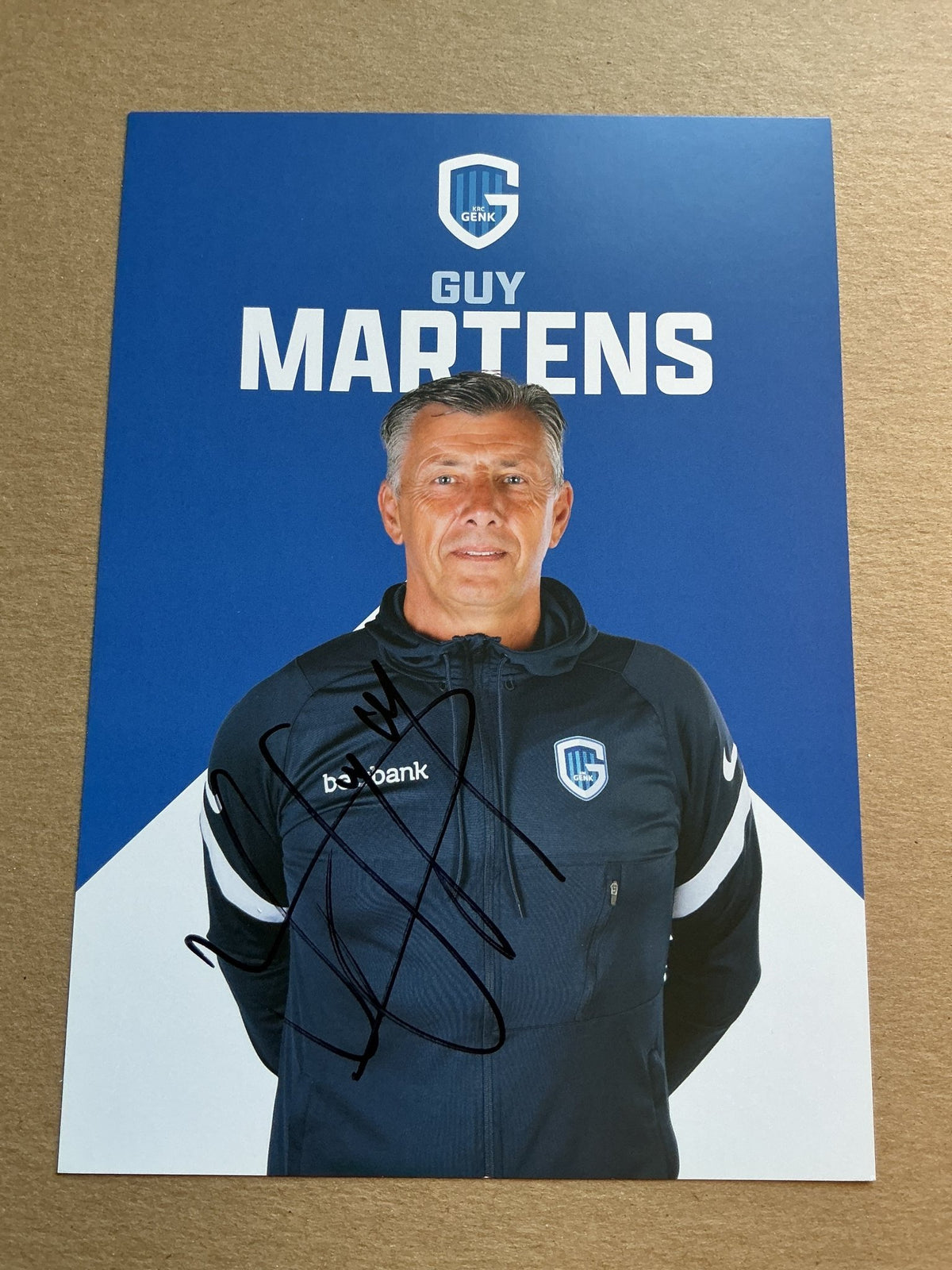 Guy Martens, Belgium 🇧🇪 KRC Genk 2022/23 hand signed - Autographs-World