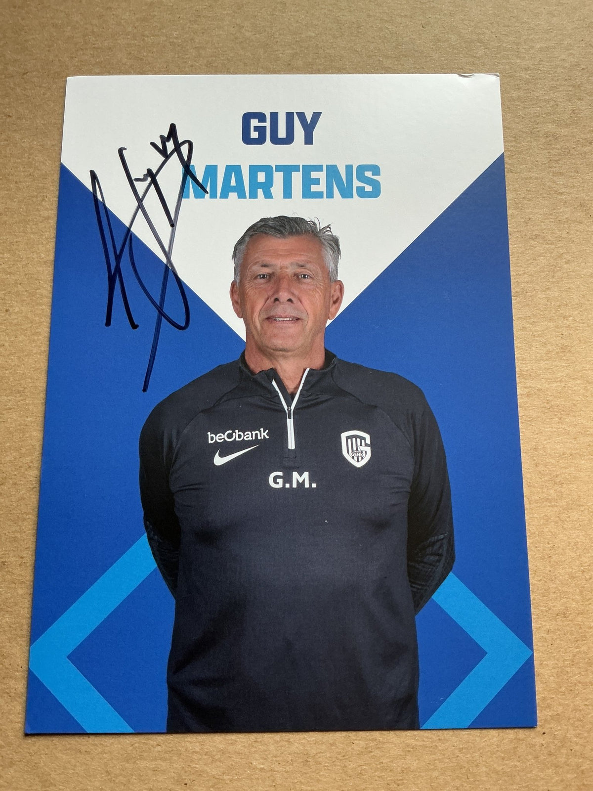 Guy Martens, Belgium 🇧🇪 KRC Genk 2023/24 hand signed - Autographs-World