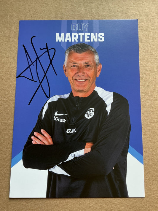 Guy Martens, Belgium 🇧🇪 KRC Genk 2024/25 hand signed - Autographs-World