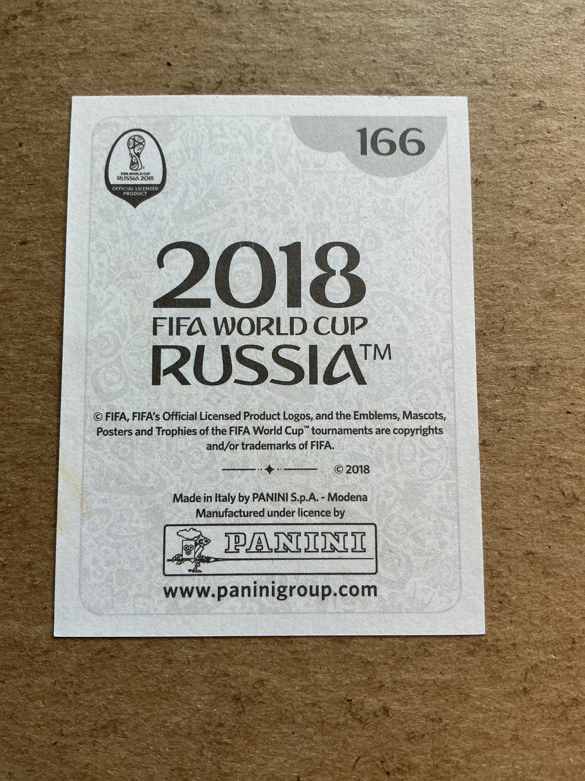 Hakim Ziyech, Morocco 🇲🇦 FIFA World Cup 2018 Panini hand signed - Autographs-World