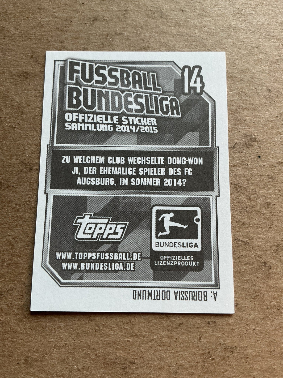 Halil Altintop, Türkiye 🇹🇷 FC Augsburg 2014/15 Topps hand signed - Autographs-World