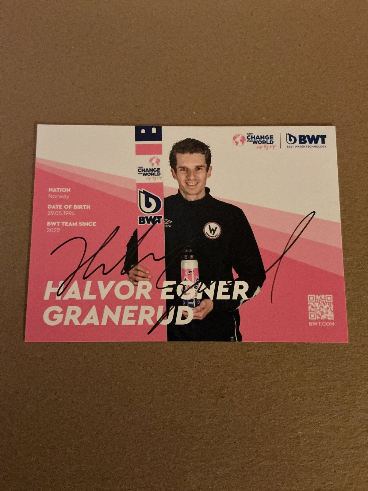 Halvor Egner Granerud, Norway 🇳🇴 Ski Jump 2023/24 hand signed - Autographs-World