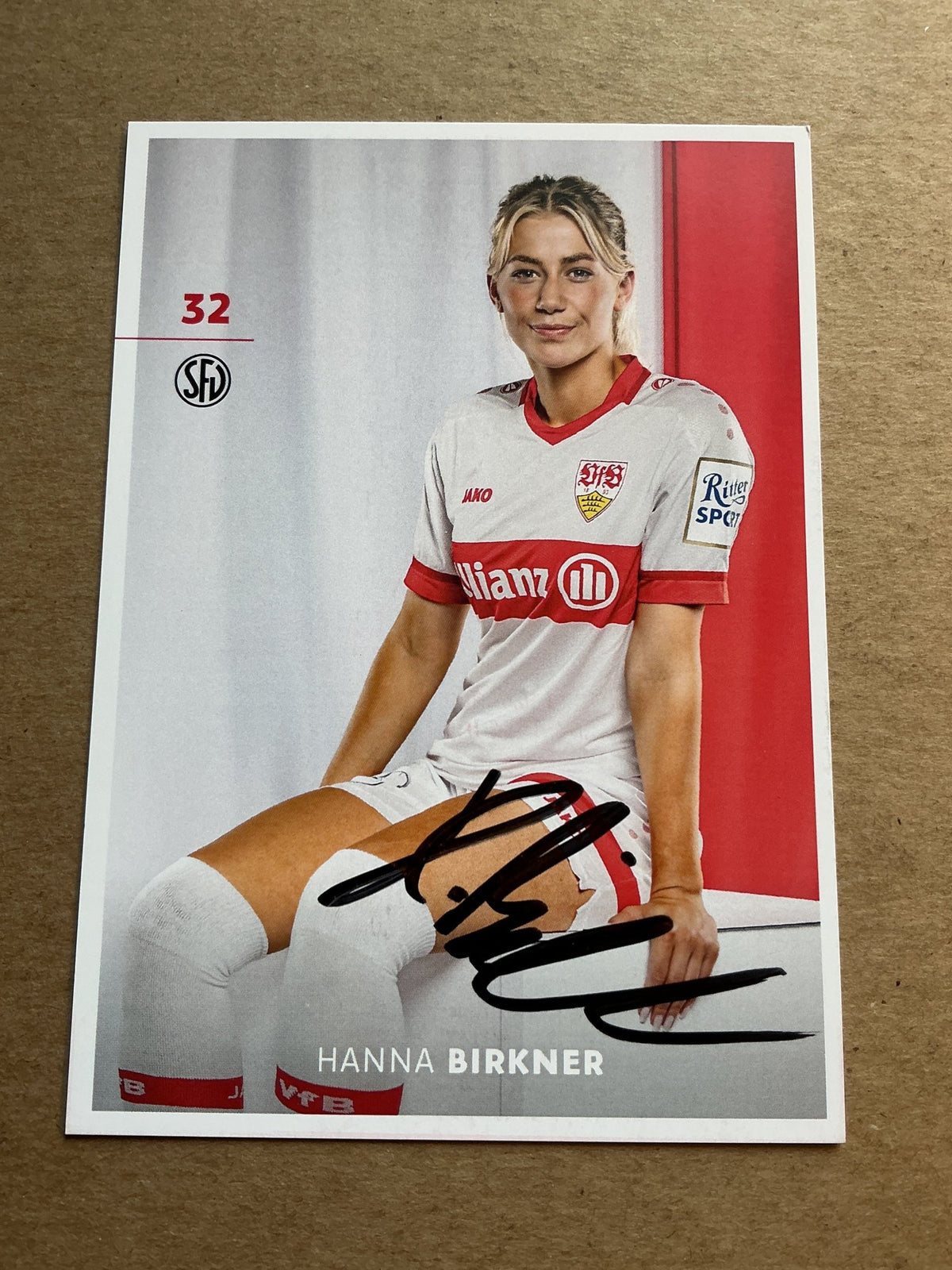 Hanna Birkner, Germany 🇩🇪 VfB Stuttgart 2024/25 hand signed - Autographs-World