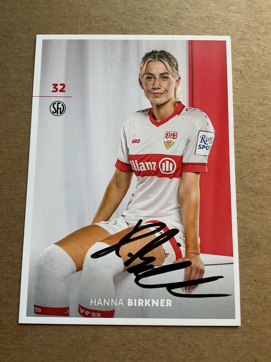 Hanna Birkner, Germany 🇩🇪 VfB Stuttgart 2024/25 hand signed - Autographs-World