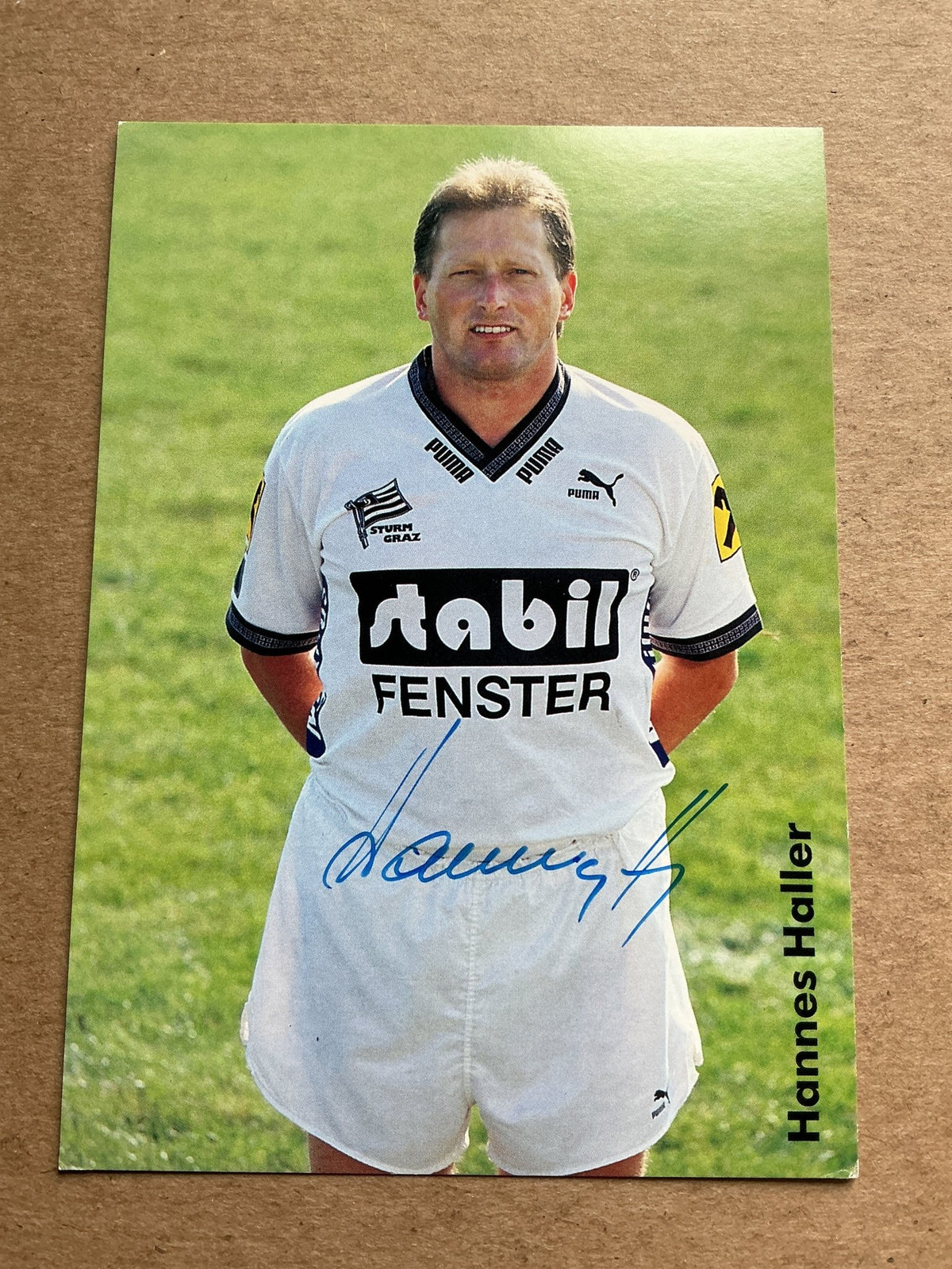 Hannes Haller, Austria 🇦🇹 SK Sturm Graz 1992/93 hand signed - Autographs-World
