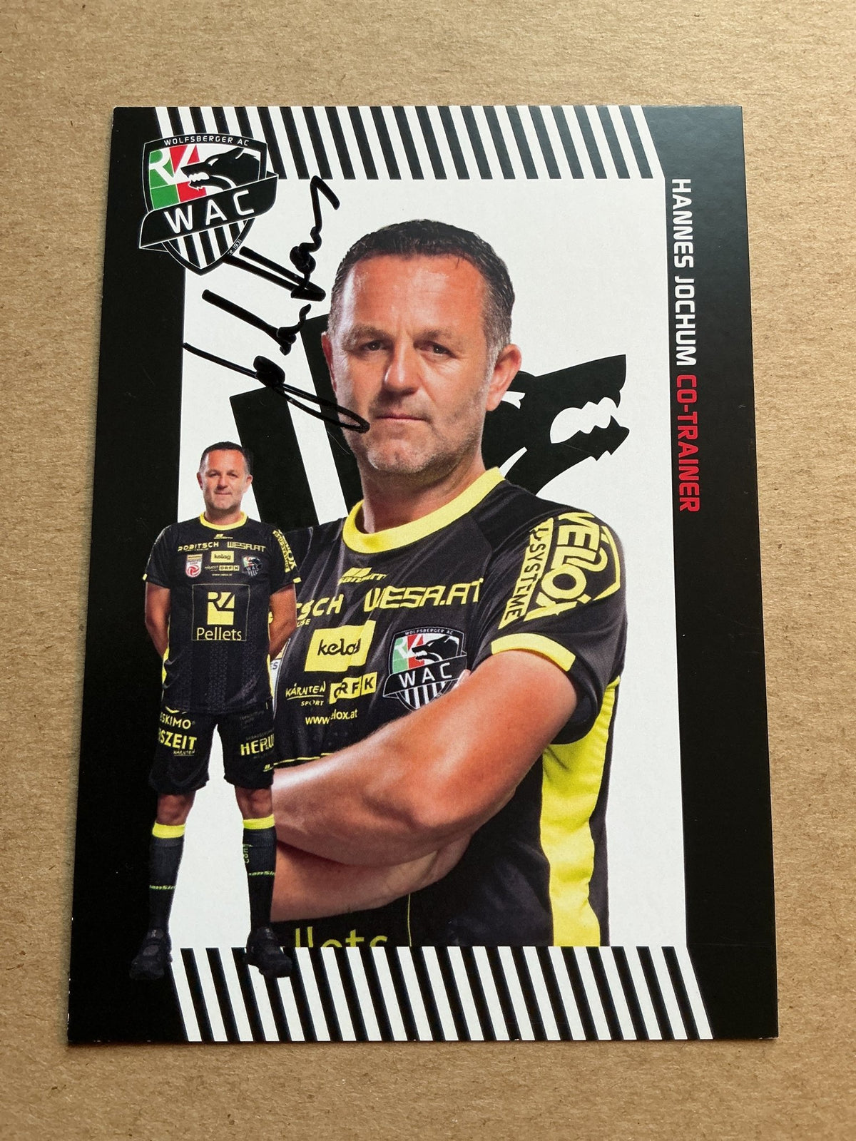 Hannes Jochum, Austria 🇦🇹 Wolfsberger AC 2023/24 hand signed - Autographs-World