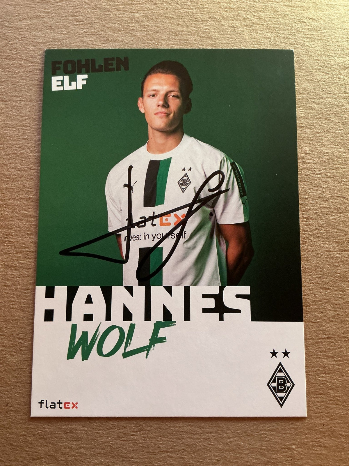 Hannes Wolf, Austria 🇦🇹 Borussia Mönchengladbach 2022/23 hand signed - Autographs-World