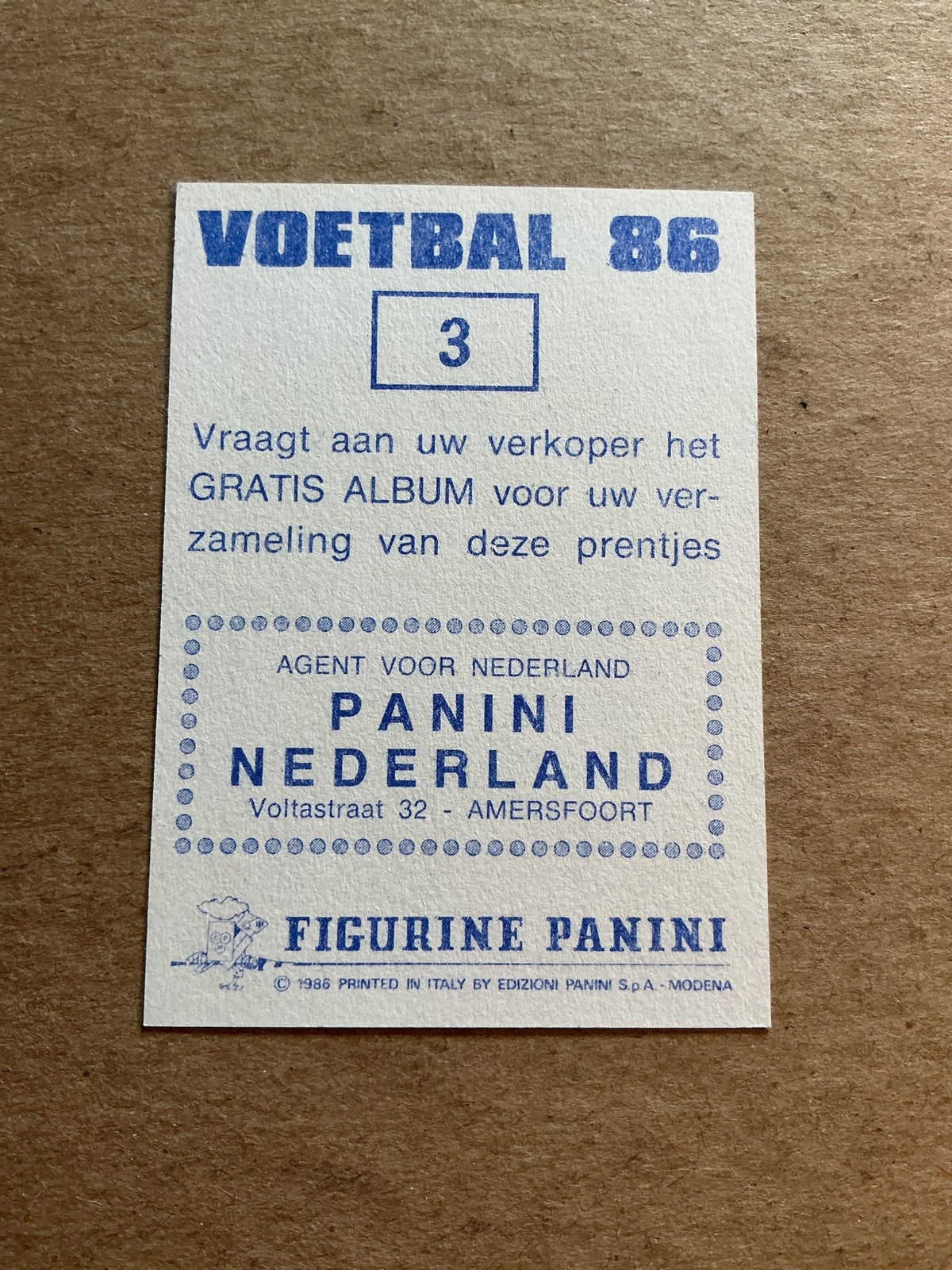 Hans Galje, Netherlands 🇳🇱 Ajax Amsterdam 1986 Panini hand signed - Autographs-World