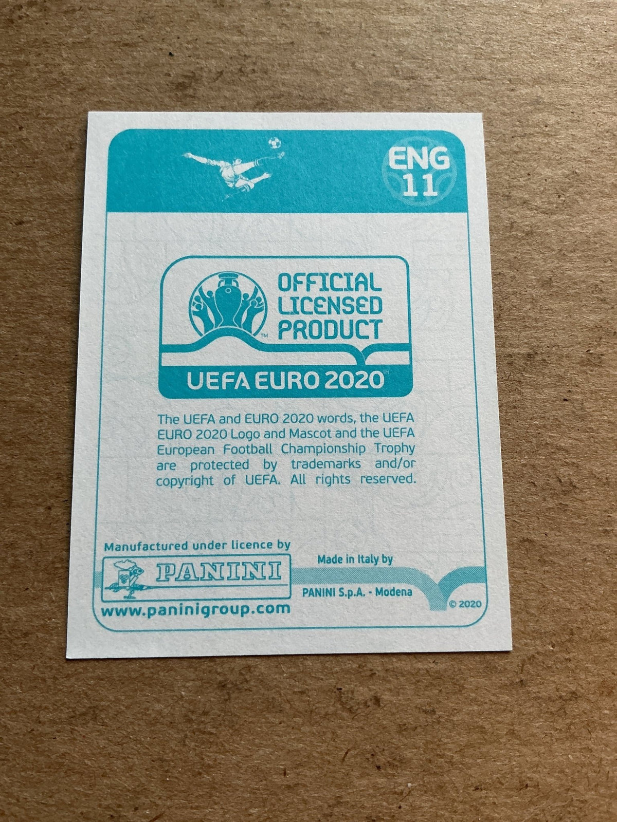 Harry Maguire, England 🏴󠁧󠁢󠁥󠁮󠁧󠁿 UEFA Euro 2020 Panini hand signed - Autographs-World