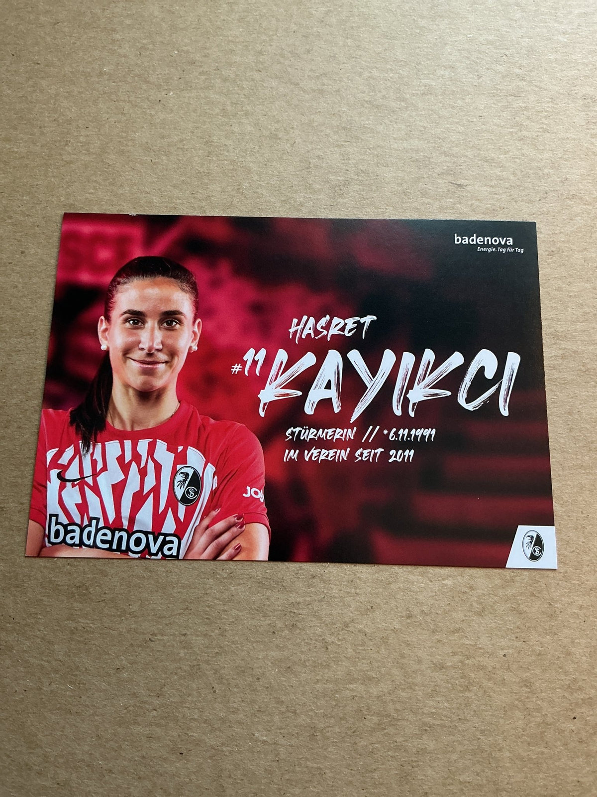 Hasret Kayikci, Germany 🇩🇪 SC Freiburg 2023/24 hand signed - Autographs-World