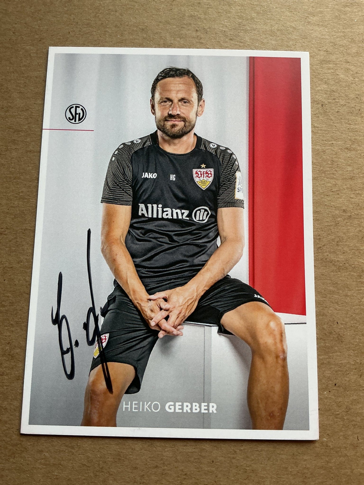 Heiko Gerber, Germany 🇩🇪 VfB Stuttgart 2024/25 hand signed - Autographs-World