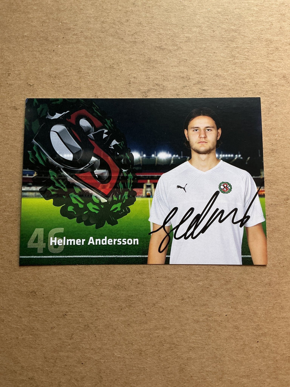 Helmer Andersson, Sweden 🇸🇪 Örebro SK 2019/20 hand signed - Autographs-World