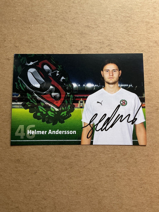 Helmer Andersson, Sweden 🇸🇪 Örebro SK 2019/20 hand signed - Autographs-World
