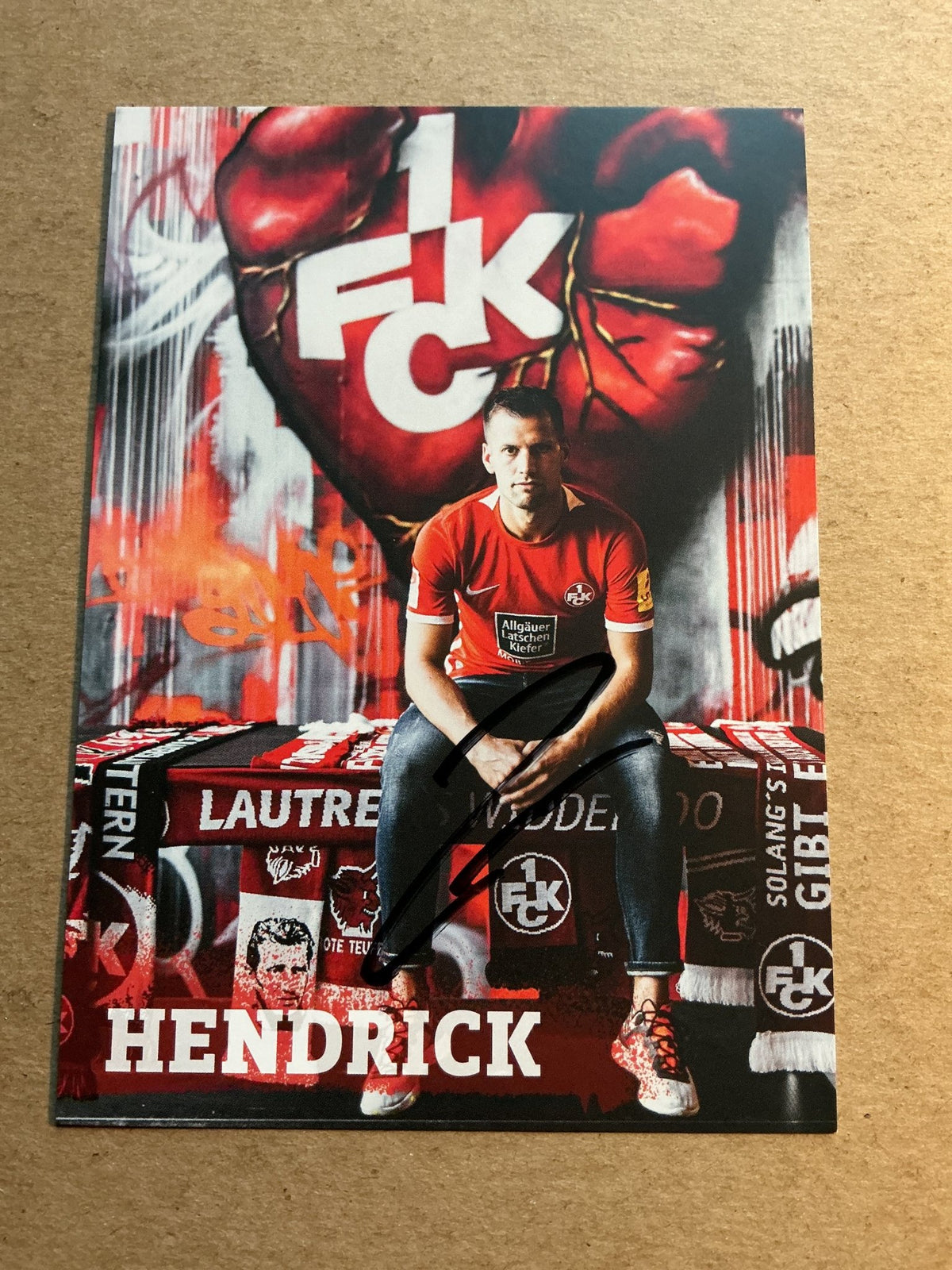 Hendrick Zuck, Germany 🇩🇪 1.FC Kaiserslautern 2022/23 hand signed - Autographs-World