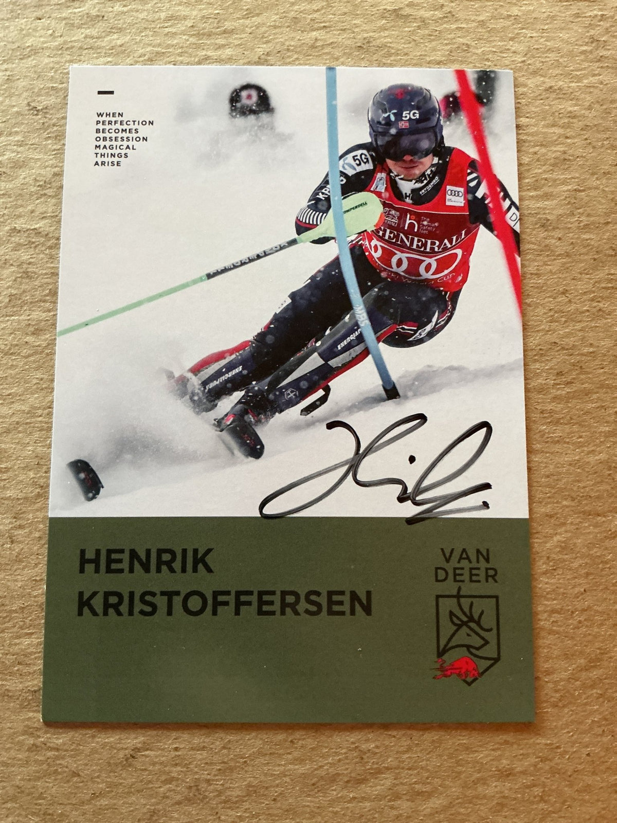 Henrik Kristoffersen, Norwegen 🇳🇴 Alpine Winter 2023/24 hand signed - Autographs-World
