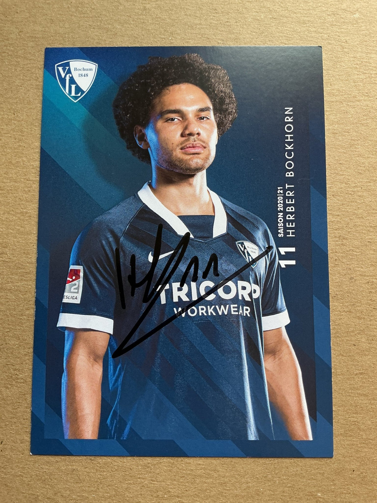 Herbert Bockhorn, Germany 🇩🇪 VfL Bochum 2020/21 hand signed - Autographs-World