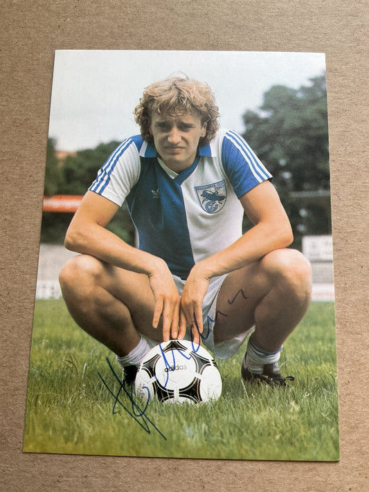 Herbert Hermann, Switzerland 🇨🇭 Grasshopper Zürich 1982/83 hand signed - Autographs-World