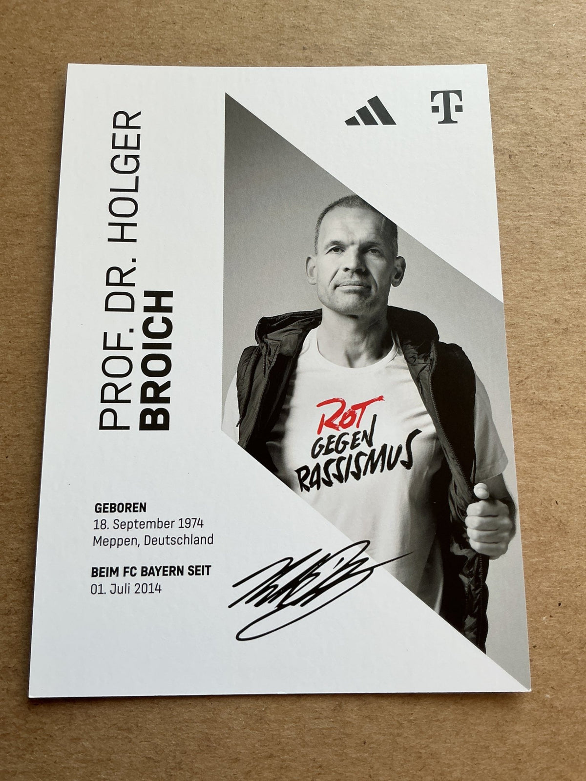 Holger Broich, Germany 🇩🇪 FC Bayern München 2023/24 hand signed - Autographs-World