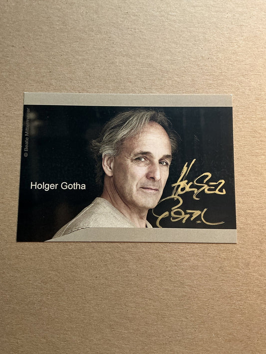 Holger Gotha, Germany 🇩🇪 Actor 2024 hand signed - Autographs-World