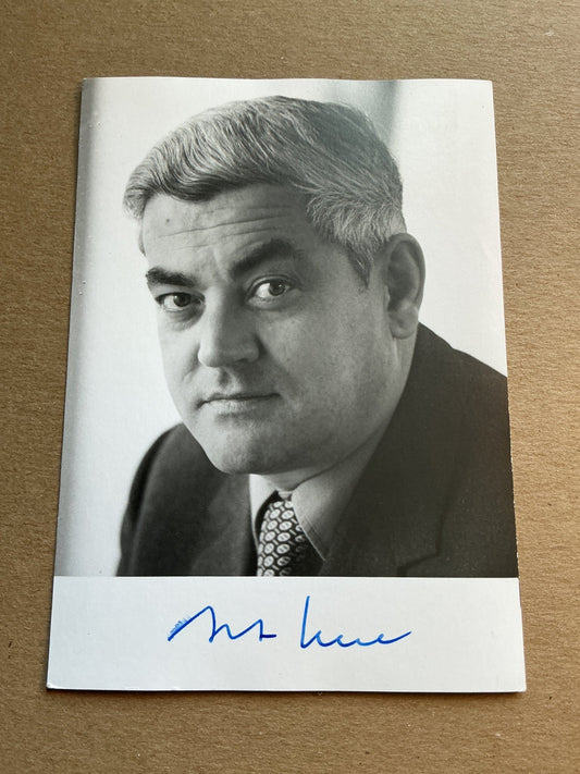 Horst Ehmke, Germany 🇩🇪 Minister of Justice Politics hand signed - Autographs-World