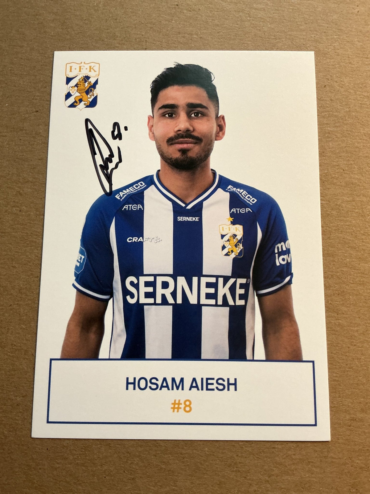 Hosam Aiesh, Sweden 🇸🇪 IFK Göteborg 2021/22 hand signed - Autographs-World