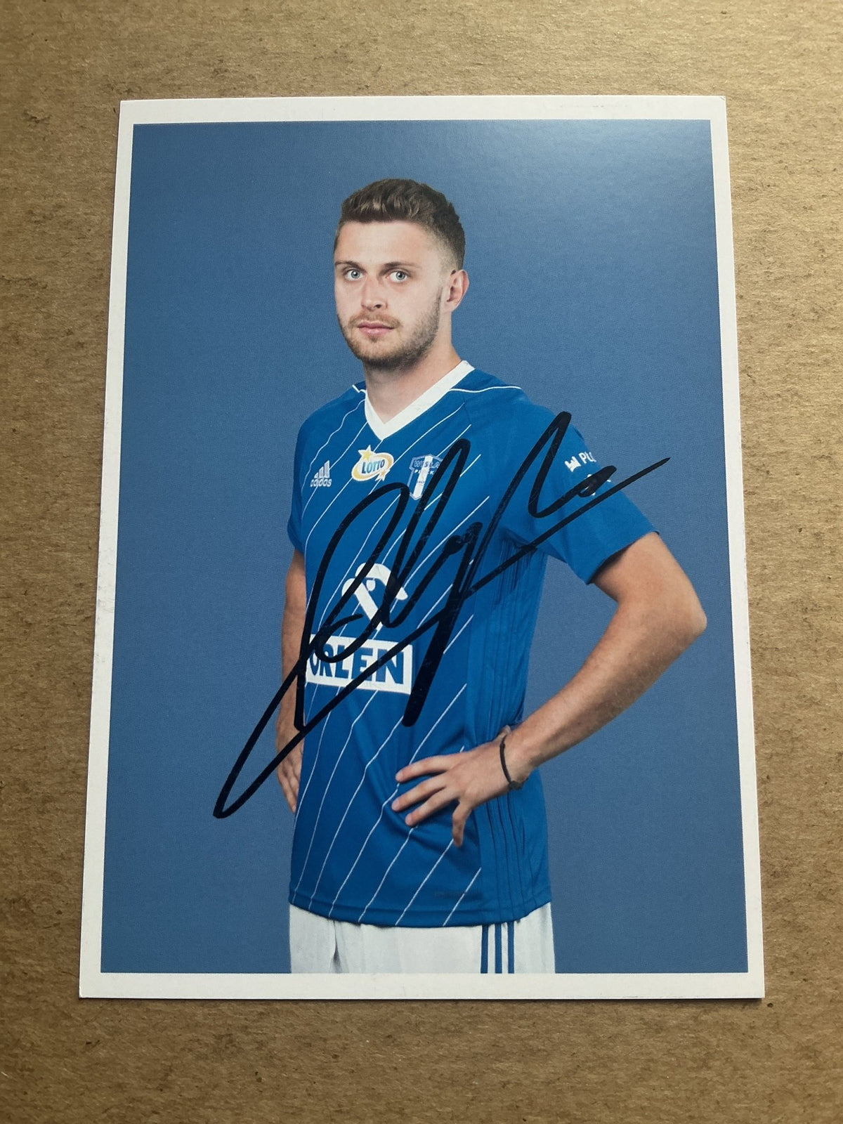Hubert Adamczyk, Poland 🇵🇱 Wisła Płock 2020/21 hand signed - Autographs-World