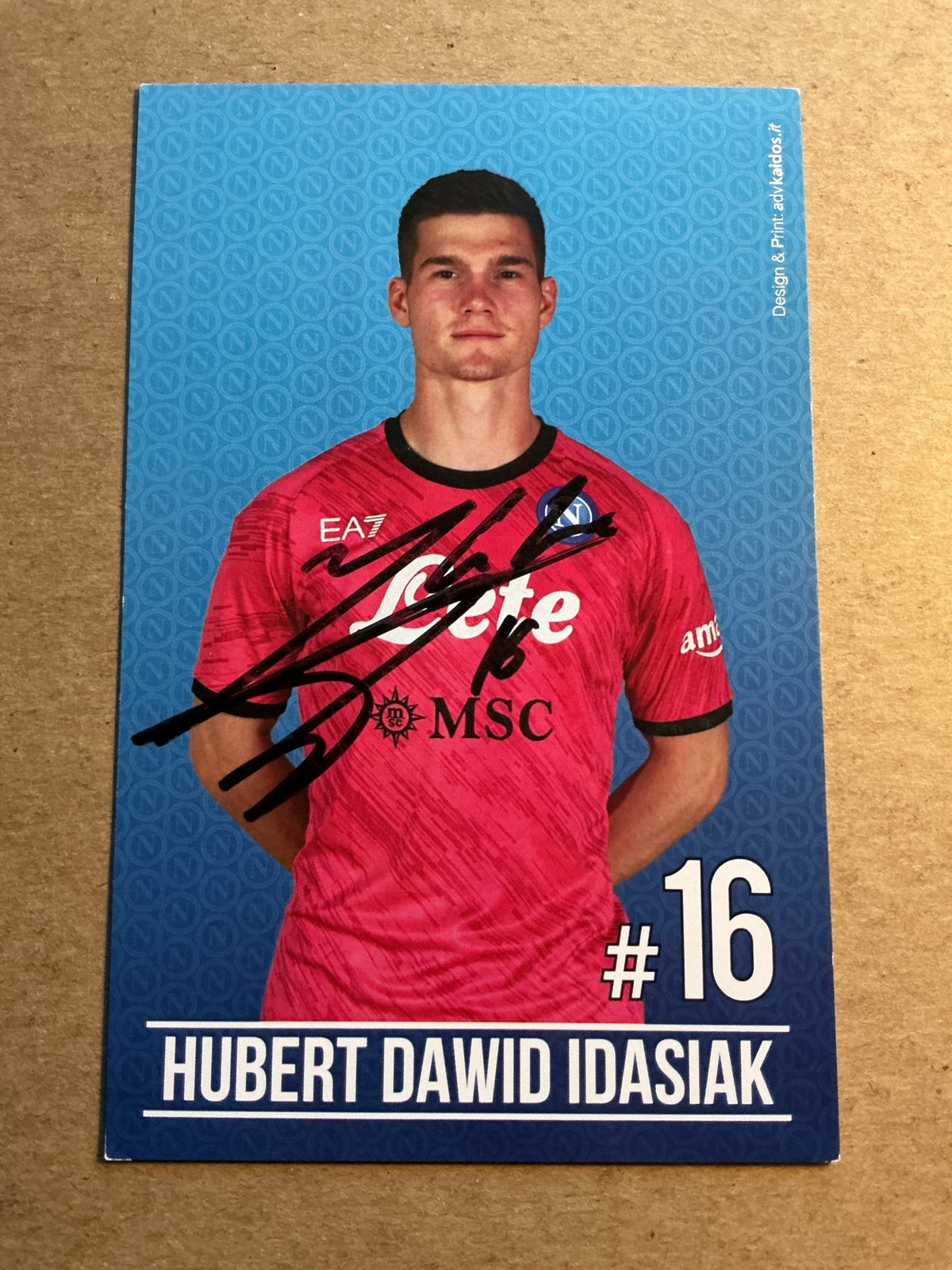 Hubert Idasiak, Poland 🇵🇱 SSC Napoli 2022/23 hand signed - Autographs-World