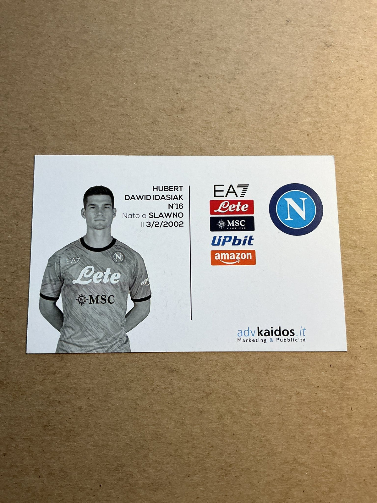 Hubert Idasiak, Poland 🇵🇱 SSC Napoli 2022/23 hand signed - Autographs-World