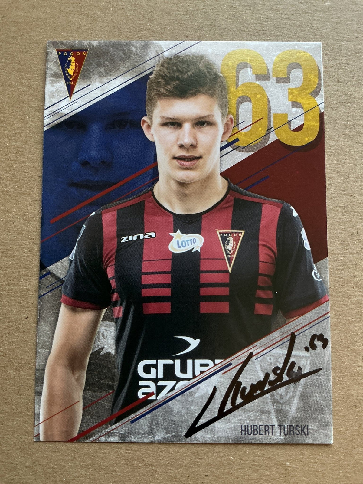 Hubert Turski, Poland 🇵🇱 Pogon Szczecin 2019/20 hand signed - Autographs-World