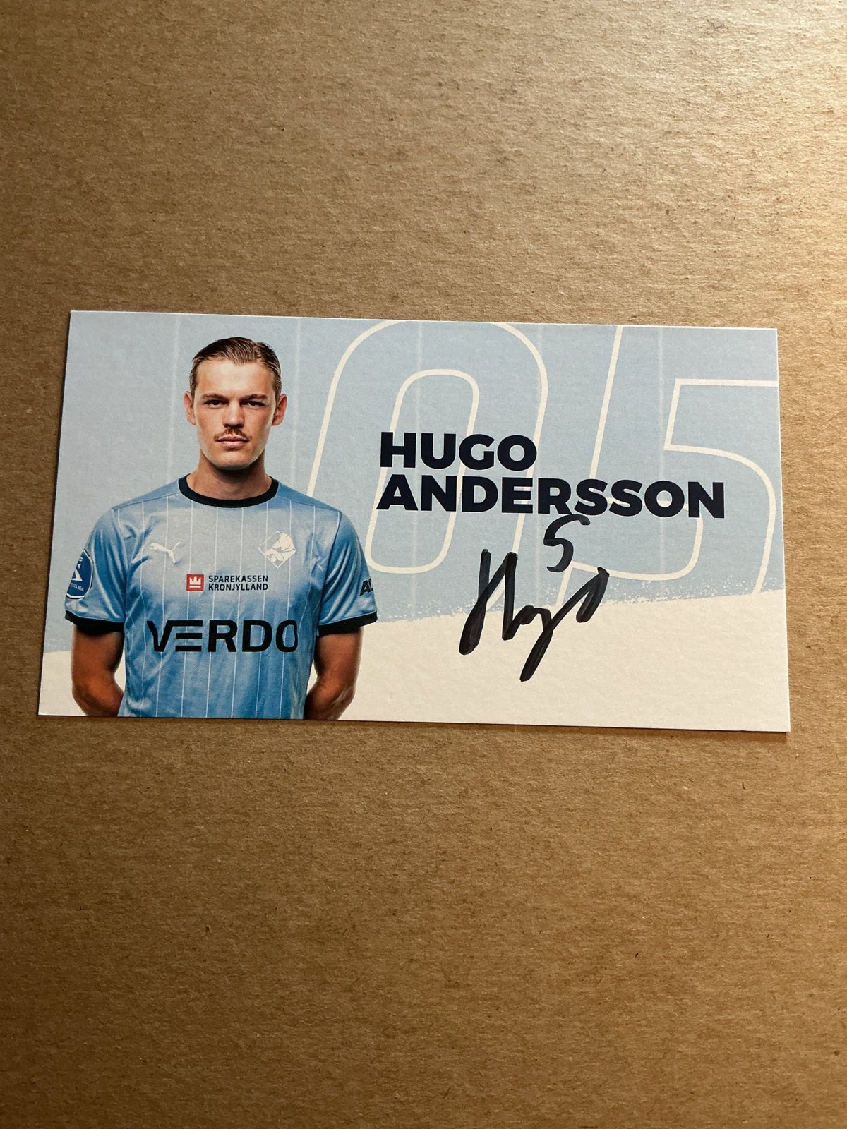 Hugo Andersson, Sweden 🇸🇪 Randers FC 2023/24 hand signed - Autographs-World