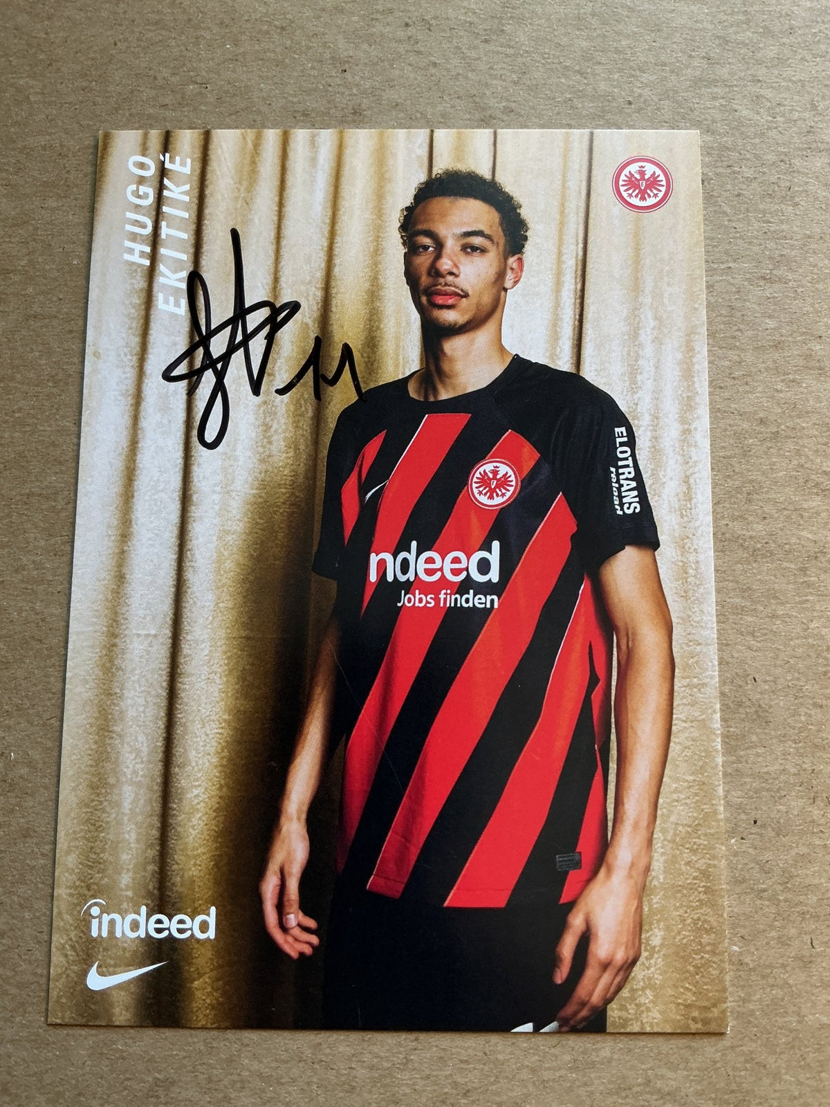 Hugo Etikite, France 🇫🇷 Eintracht Frankfurt 2023/24 hand signed - Autographs-World