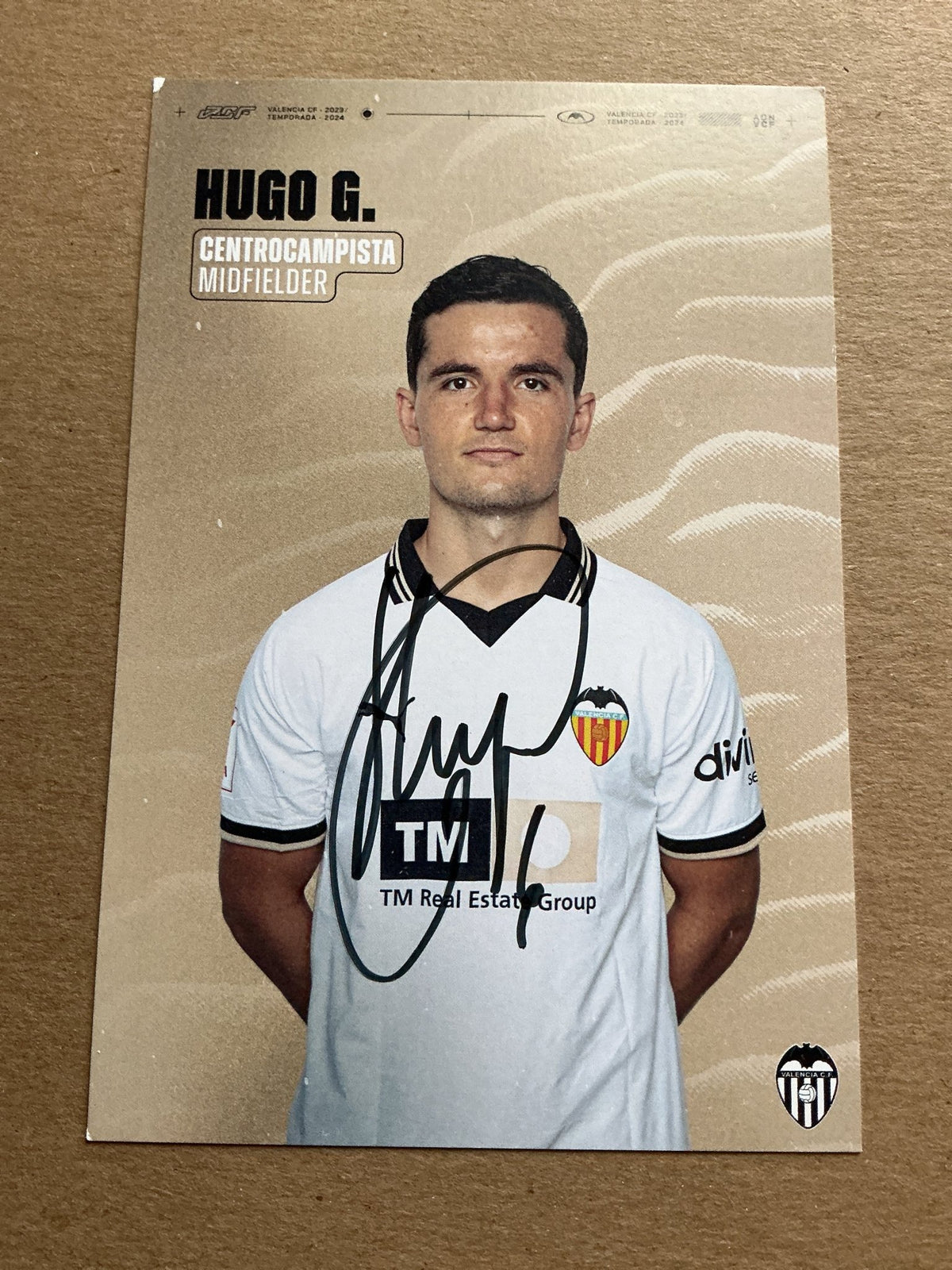 Hugo Guillamón, Spain 🇪🇸 Valencia CF 2023/24 hand signed - Autographs-World