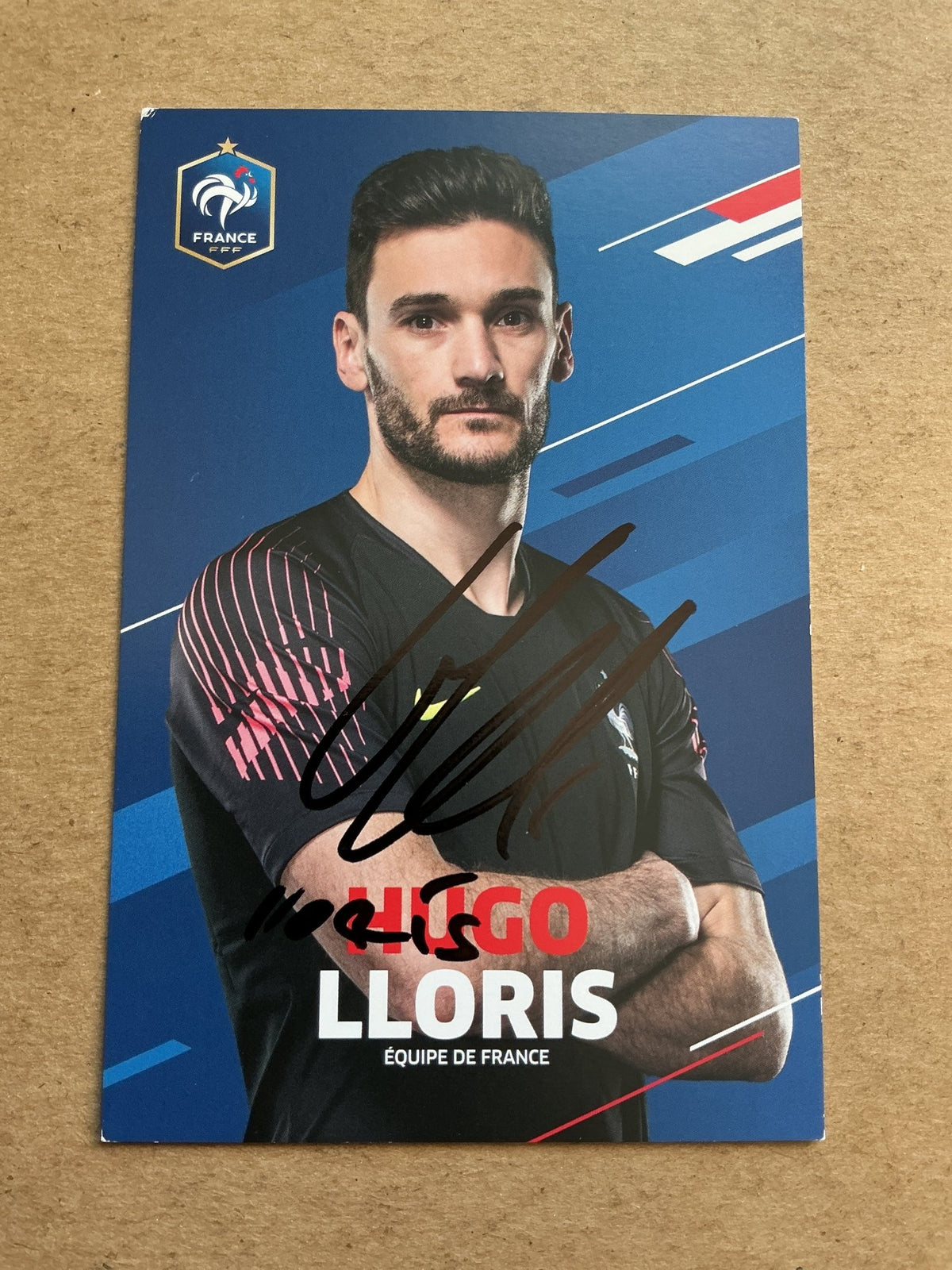 Hugo Lloris, France 🇫🇷 FIFA World Cup 2018 hand signed - Autographs-World