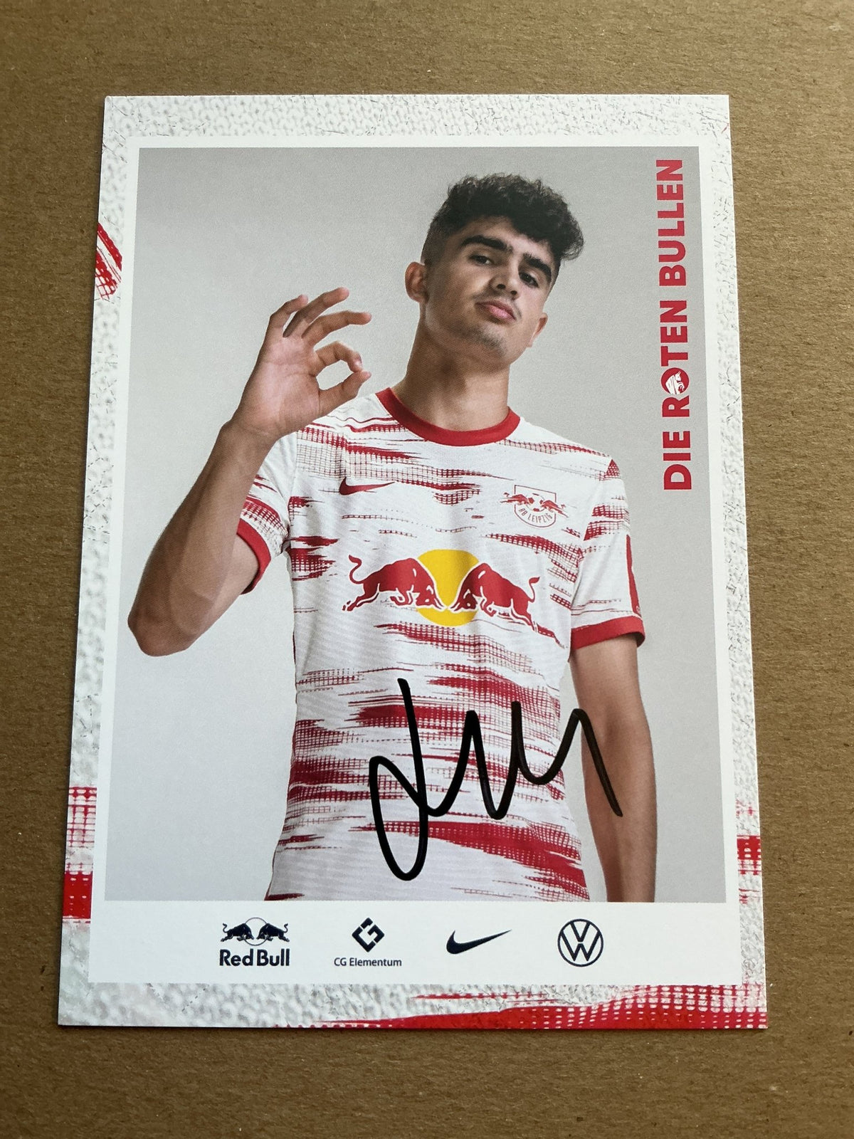 Hugo Novoa, Spain 🇪🇸 RB Leipzig 2021/22 hand signed - Autographs-World