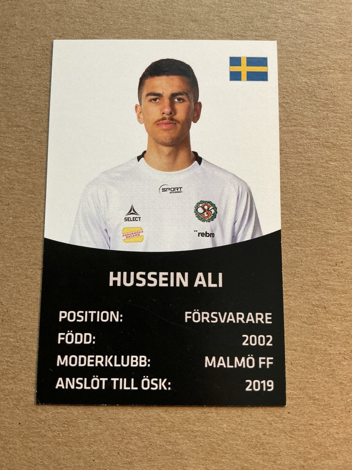 Hussein Ali, Iraq 🇮🇶 Örebro SK 2021/22 hand signed - Autographs-World