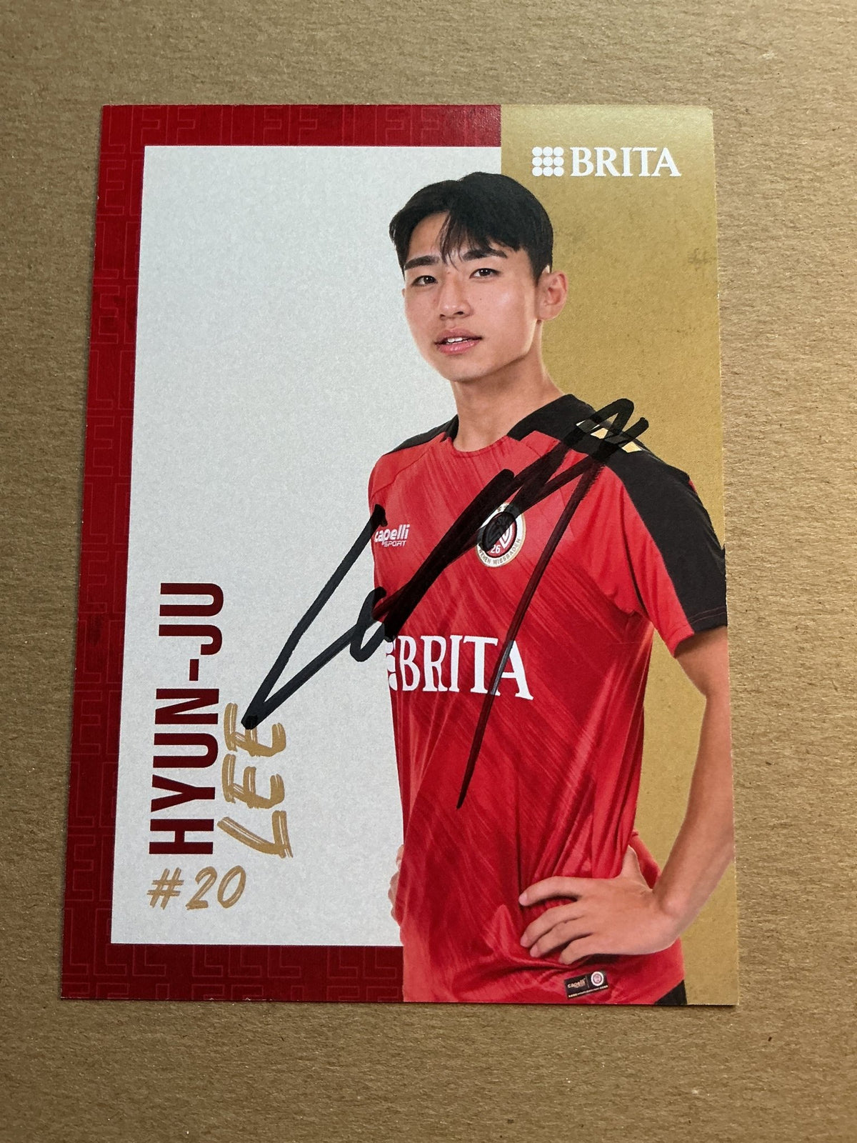 Hyun-ju Lee, South Korea 🇰🇷 SV Wehen Wiesbaden 2023/24 hand signed - Autographs-World