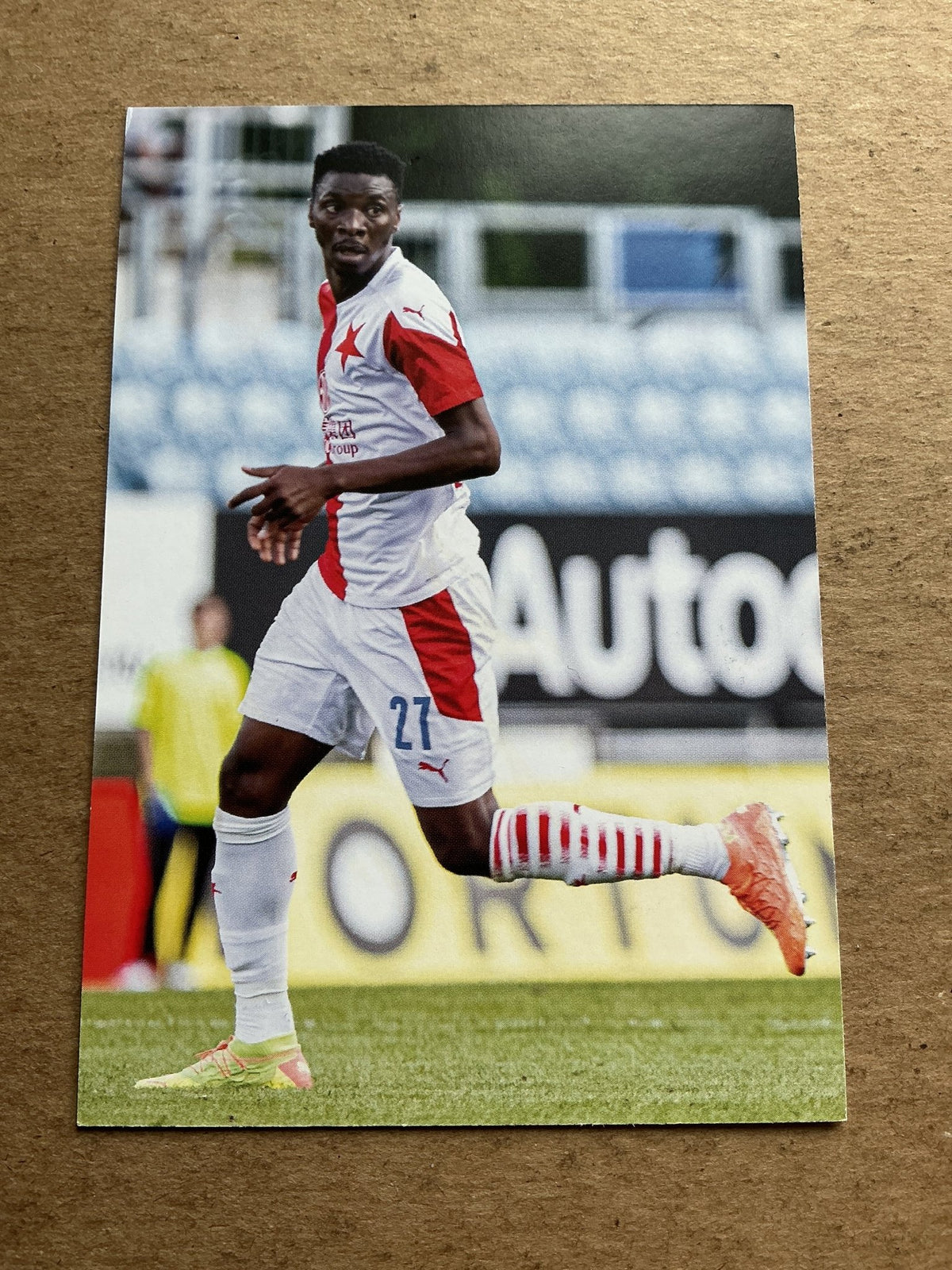 Ibrahim Traoré, Ivory Coast 🇨🇮 SK Slavia Prague 2020/21 hand signed - Autographs-World