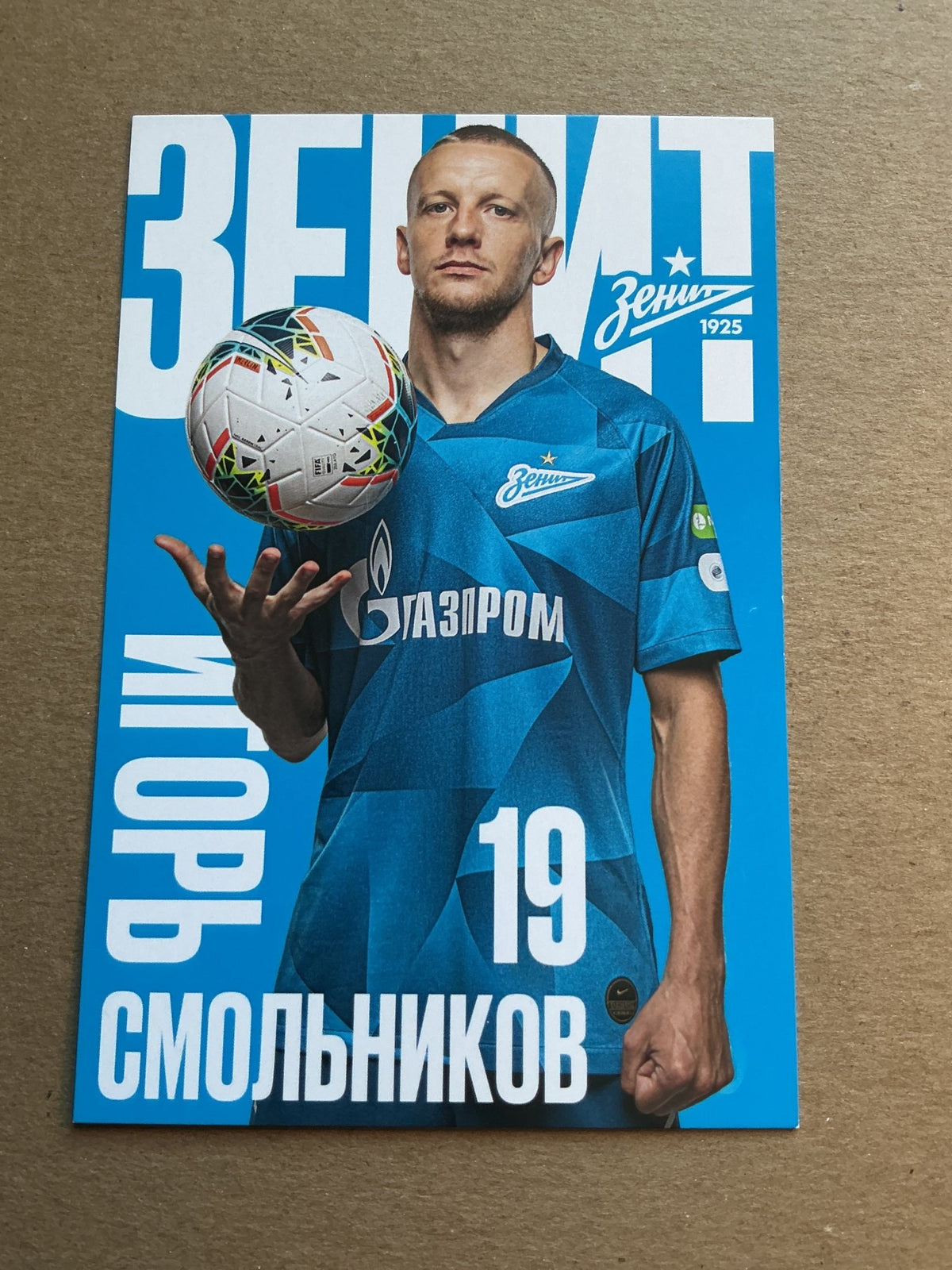 Igor Smolnikov, Russia 🇷🇺 FC Zenit Saint Petersburg 2019/20 unsigned - Autographs-World