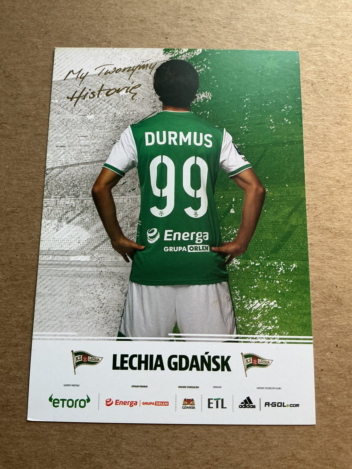 Ílkay Durmuş, Türkiye 🇹🇷 Lechia Gdansk 2022/23 hand signed - Autographs-World