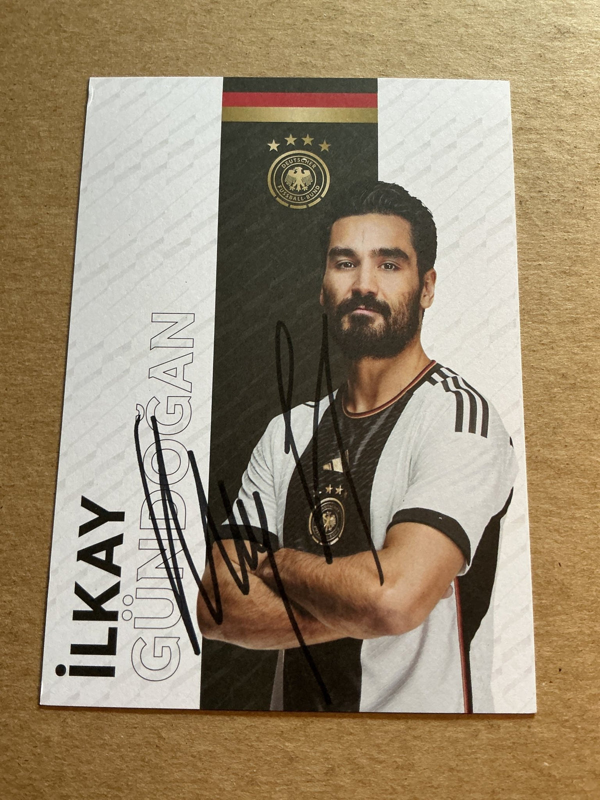 Ilkay Gündogan, Germany 🇩🇪 FIFA World Cup 2022 hand signed - Autographs-World