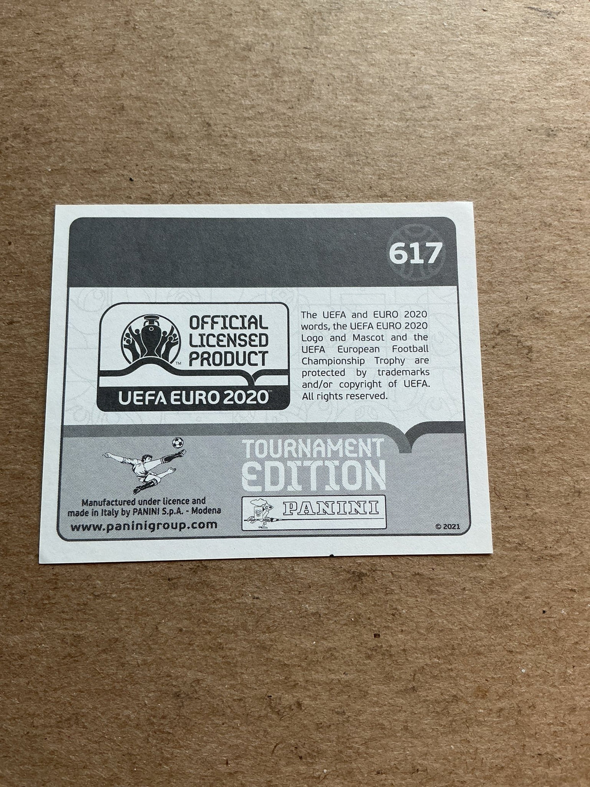 Ilkay Gündoğan, Germany 🇩🇪 UEFA Euro 2020 Panini hand signed - Autographs-World
