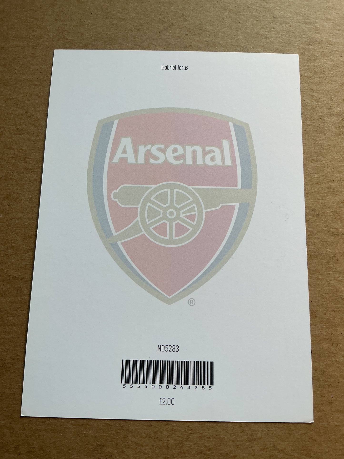 Gabriel Jesus, Brazil 🇧🇷 Arsenal FC 2022/23 hand signed