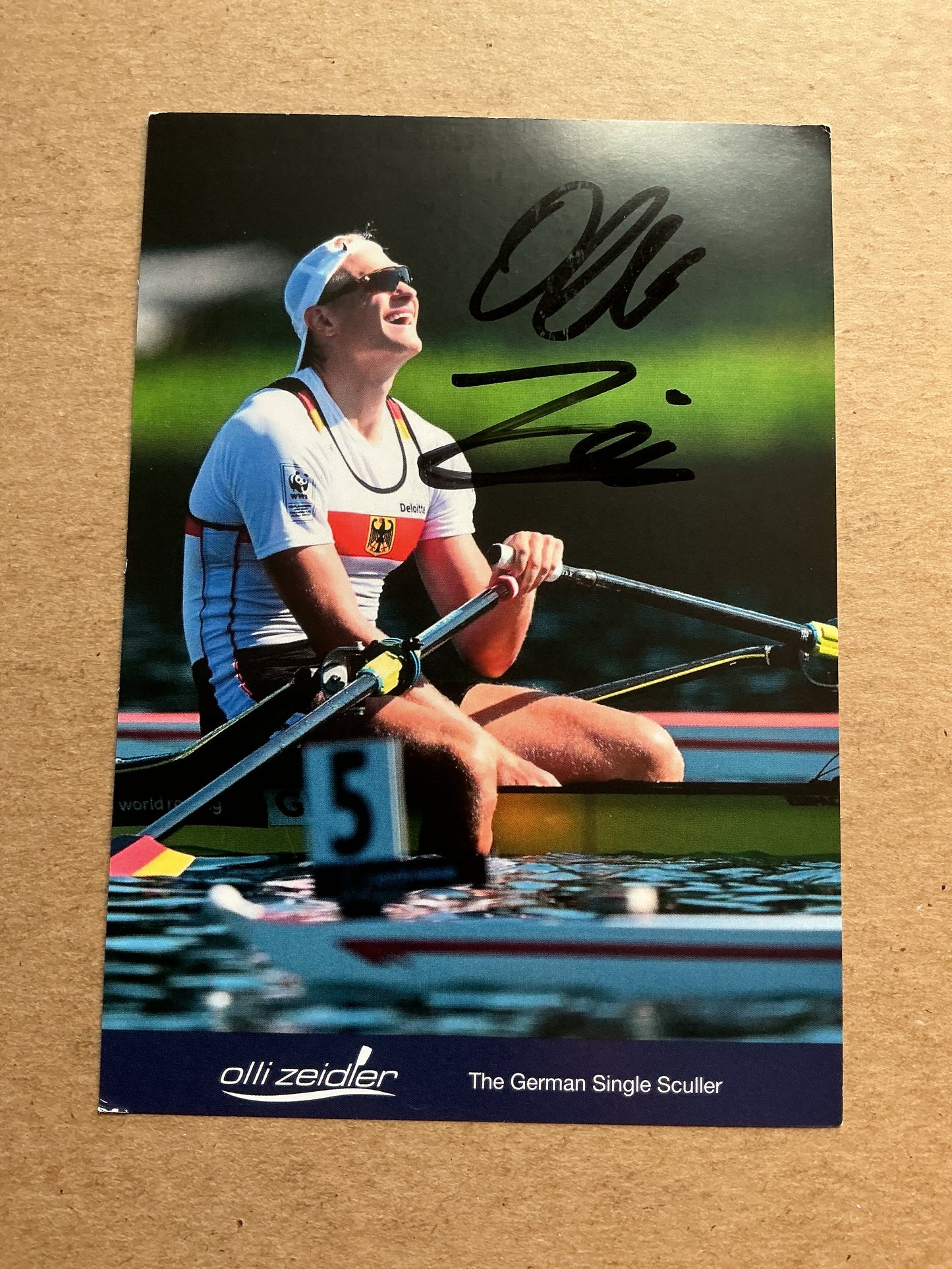 Oliver Zeidler, Germany 🇩🇪 Rowing Summer Olympics 2024 hand signed