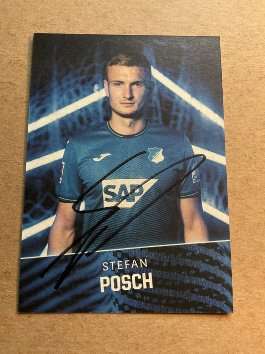 Stefan Posch, Austria 🇦🇹 TSG 1899 Hoffenheim 2021/22 hand signed