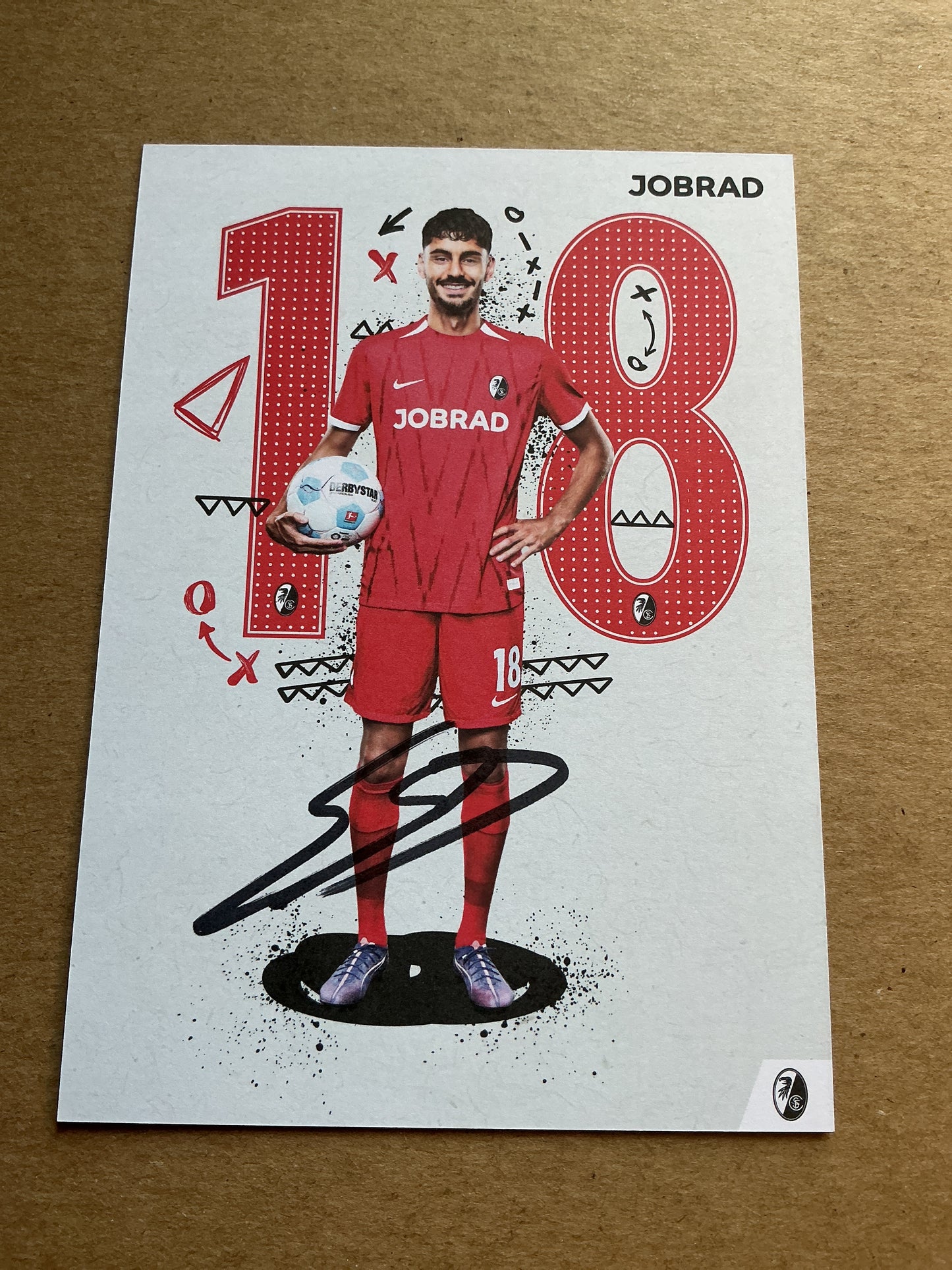 Eren Dinkci, Germany 🇩🇪 SC Freiburg 2024/25 hand signed